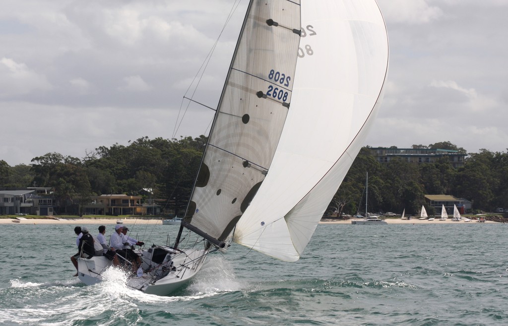 GP26 Rapid Transit (Bob Dempsey) second in Performance Racing Sail Port Stephens 2011. © Sail Port Stephens Event Media